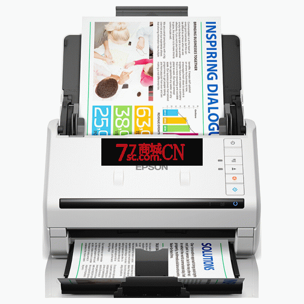 EPSON爱普生DS-535扫描仪高清专业办公a4文档发票扫描高速双面自动进纸连续文件扫描机