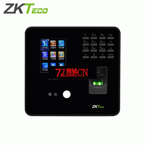 中控科技ZKTeco/熵基科技nface102-s动态人脸识别考勤机指纹面部门禁一体打卡机员工上班签到机