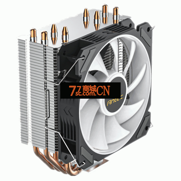 安钛克战虎A400S CPU散热器低噪120cm风扇 4热铜管 支持Intel 12代（注：不支持AMD平台）