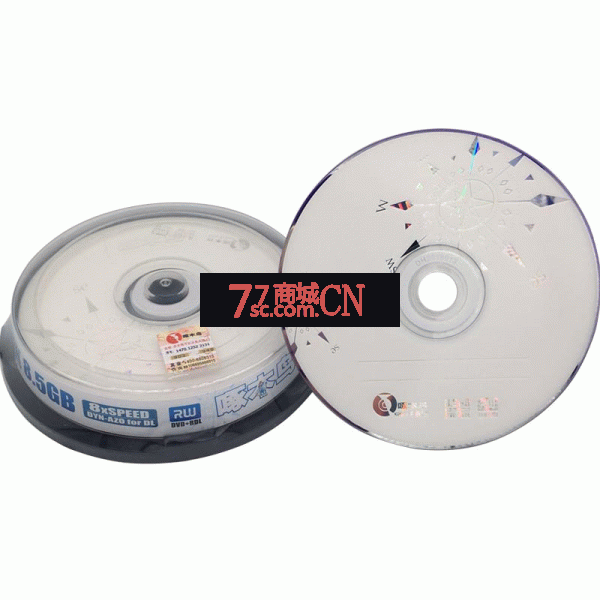 啄木鸟大容量DVD+R DL空白刻录盘10片装 8.5G刻录盘大容量光盘