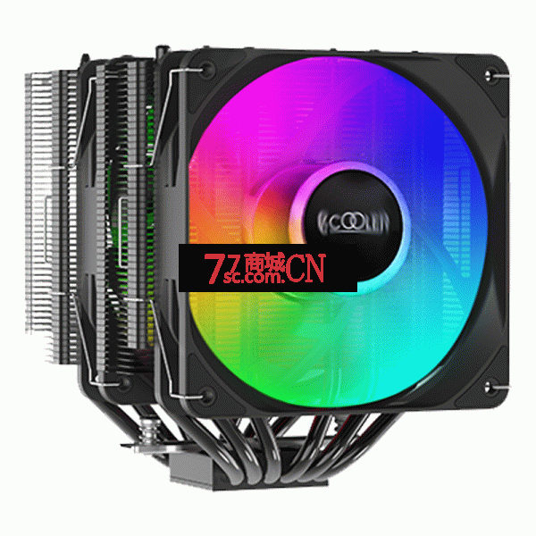 超频三东海双子星S9风扇双塔式1700针12代cpu风冷支持i5 12400f散热器