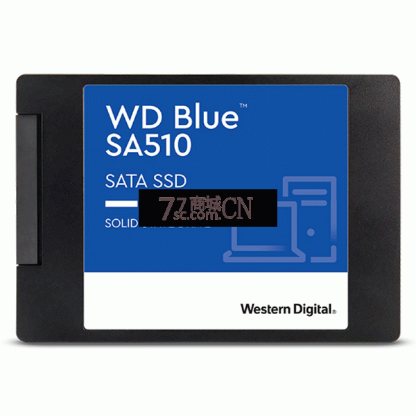 WD/西部数据 WDS500G3B0A 2.5英寸SATA3 西数固态500GB 蓝盘SA510
