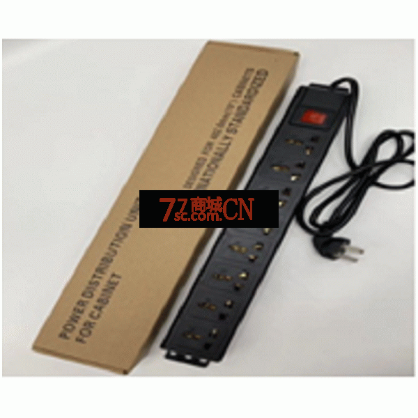 雷工PDU机柜插座 PDU10A10 10口10A电源10位10a开关保护