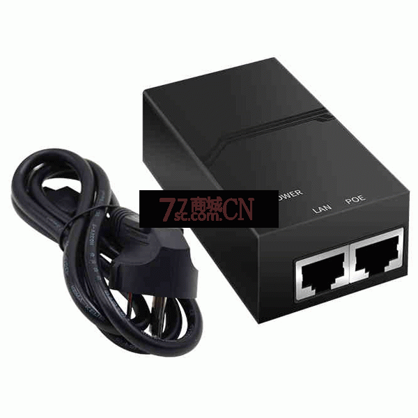 48V 0.5A百兆POE电源供电器网桥适配器48V AP电源供电模块监控工业相机百兆