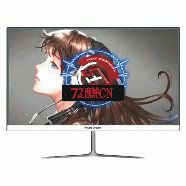 方正（Found Dream）FD-2468VN白色 23.8英寸VA屏 75HZ窄边框游戏办公显示器HDMI+VGA