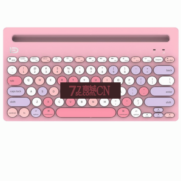 富德IK3381D 蓝牙+无线多模键盘适用安卓苹果手机Ipad平板便携式打字外接小键盘女生