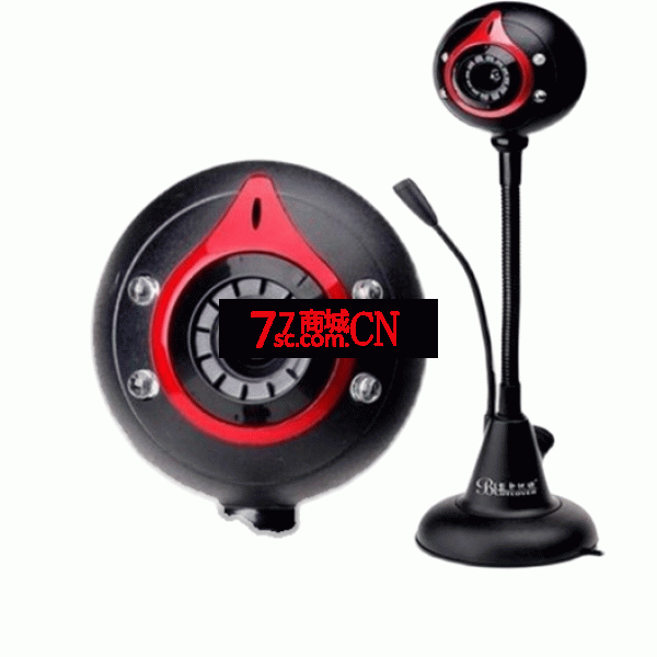 蓝色妖姬T959高清免驱QQ摄像头麦克风夜视频（外支麦）