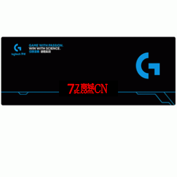 Logitech/罗技大G系列超大号桌垫办公游戏桌面垫柔软防滑键盘垫尺寸400*900*3MM（注意：此产品售出不退不换）