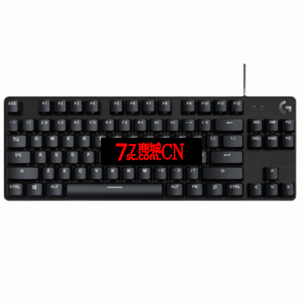 Logitech/罗技G412TKL机械键盘游戏有线全尺寸T机械轴 LED灯光电竞USB接口87键位白色背光机械键盘（注意：此产品售出不退不换 正常售后）