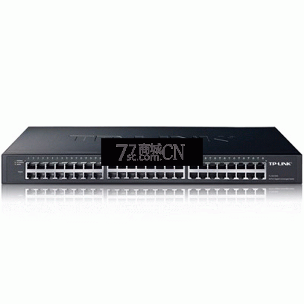 TP-LINK TL-SG2048全千兆48口WEB网管交换机企业网络监控分线器