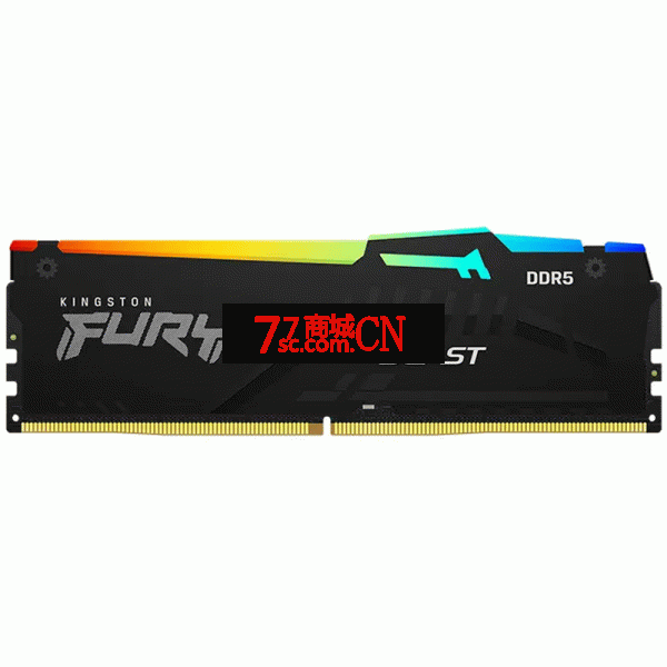 金士顿野兽rgb灯条ddr5 5600 16g台式电脑内存条