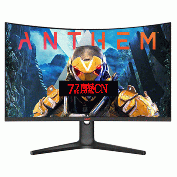 HKC CG271Q 27英寸 2K 170HZ 1ms响应滤蓝光电竞游戏曲面屏显示器
