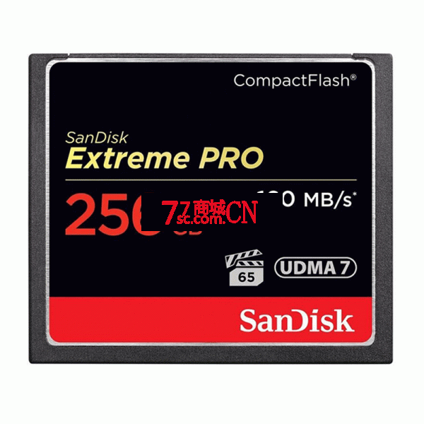 闪迪 CF 256G CF卡 1067X CF卡160M/S至尊高速256g 内存卡 专业单反相机内存卡32g