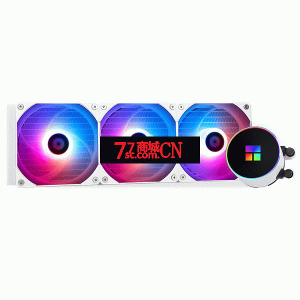 利民冰封幻境360白色ARGB一体式水冷散热器风扇