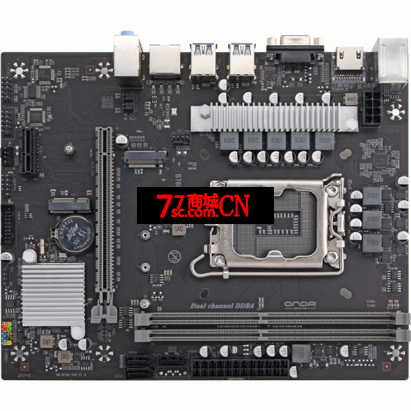昂达B760VH4-B电脑主板LGA1700针13代D4台式机电脑主机板支持13400