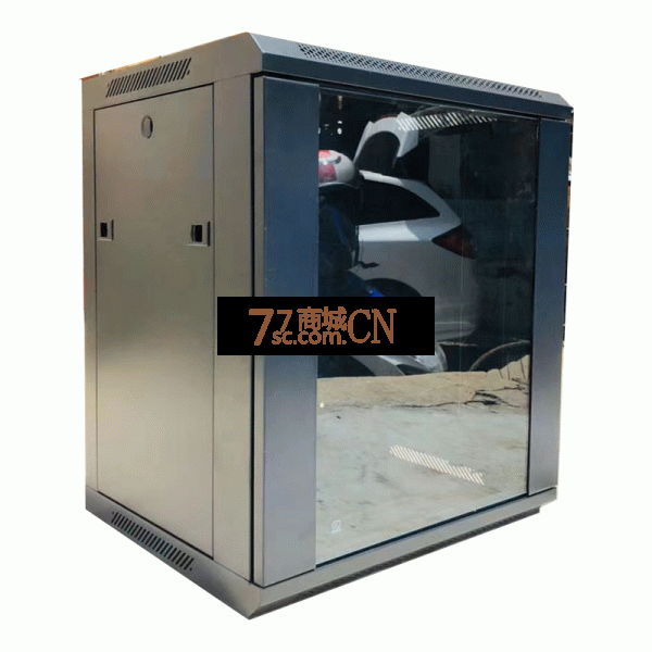 0.7米 12U网络机柜 一块托盘 705高*550宽*450深（算轮子）