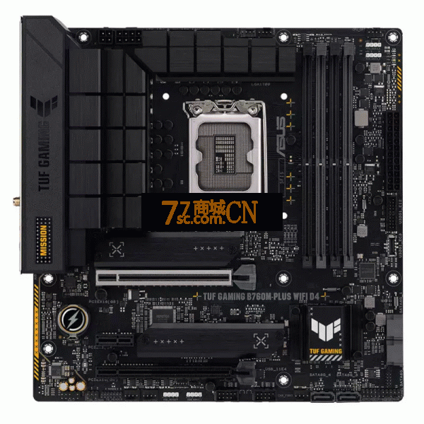 华硕TUF GAMING B760M-PLUS WIFI D4重炮手台式机电脑主板支持12 13代CPU