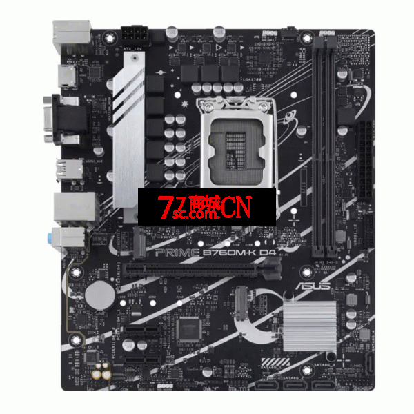 华硕PRIME B760M-K D4电脑游戏主板 支持12/13代CPU