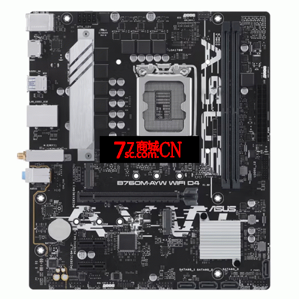 ASUS/华硕 PRIME B760M-AYW-WIFI D4 台式机游戏主板 支持12代13代I5 I7游戏电脑主板WIFI6