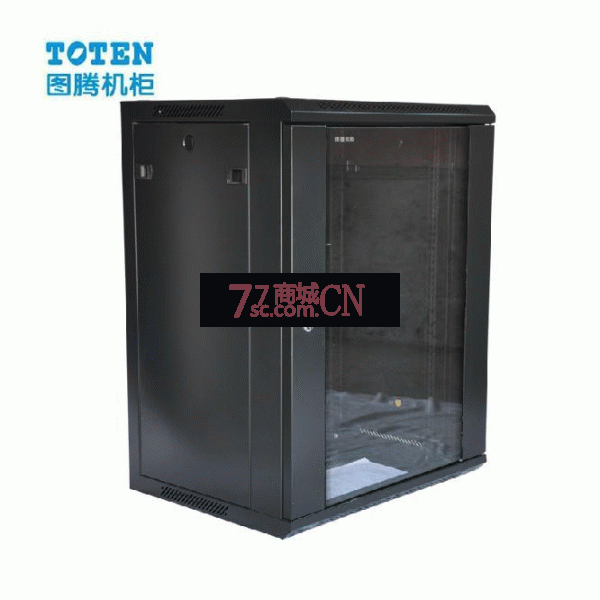 TOTEN 图腾 12U 玻璃门网络挂墙、壁挂小机柜 600宽440深635高