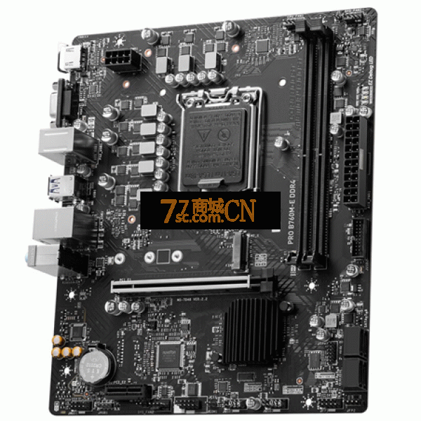 微星PRO B760M-E DDR4电脑游戏主板 支持12/13代CPU