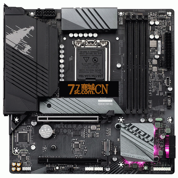 技嘉（GIGABYTE）B760M AORUS ELITE DDR5电脑游戏主板小雕 支持CPU 英特尔LGA 1700 电脑游戏主板 支持12/13代CPU