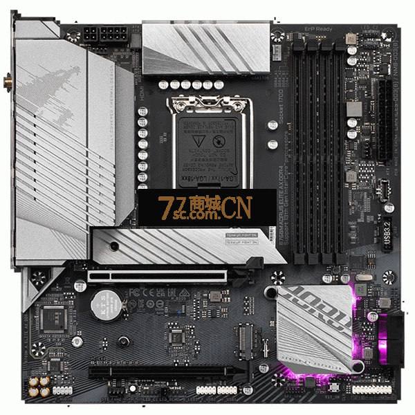技嘉（GIGABYTE）B760M AORUS ELITE AX DDR4电脑游戏主板小雕AX 支持CPU 英特尔LGA 1700 电脑游戏主板 支持12/13代CPU