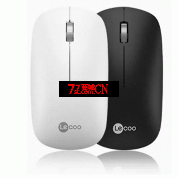 联想来酷WS214无线鼠标USB轻音便携笔记本台式电脑办公家用