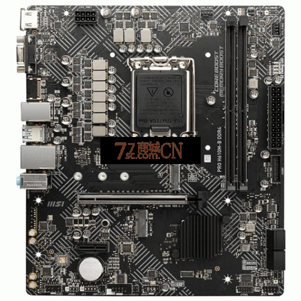 微星PRO H610M-E DDR4主板支持12代酷睿1700针处理器12400F