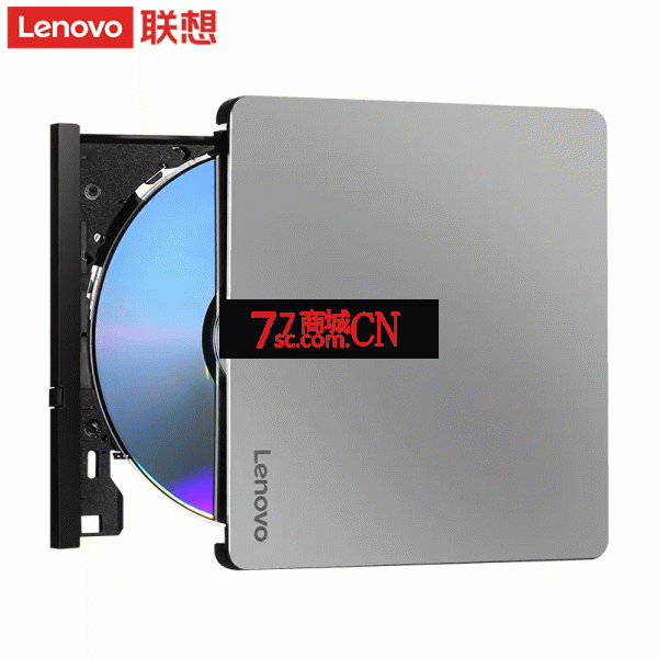 联想DB85外置光驱8倍速Type-C双接口USB铝合金DVD刻录机