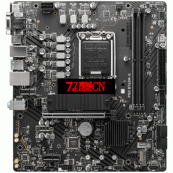 微星PRO B760M-G DDR5电脑游戏主板 支持12代/13代CPU LGA1700