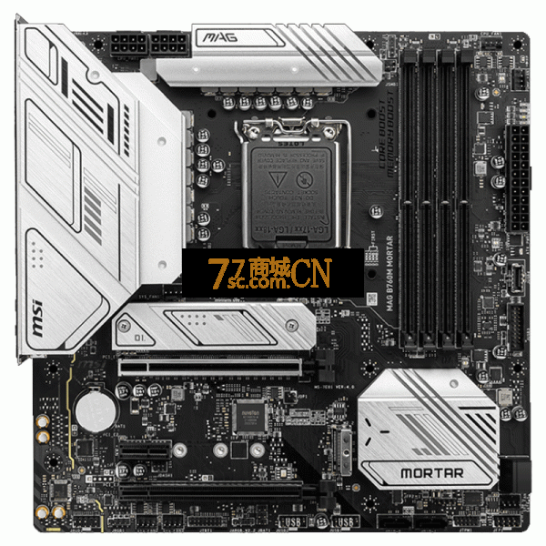 微星 MSI MAG B760M MORTAR II迫击炮DDR5主板  LGA1700 电竞 13代CPU
