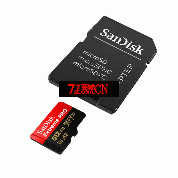 闪迪TF卡512G高速4K 200M/S无人机SD卡运动相机switch存储卡GOPRO U3 V30 4K SDSQXCZ