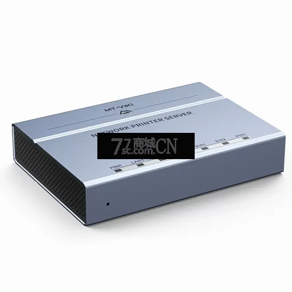 迈拓维矩MT-PS204双网口4口USB2.0网络打印服务器支持跨网段自动免切换自动列队