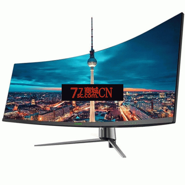 HKC ANT491UC蚂蚁电竞49英寸准4K带鱼屏144HZ 1MS 32:9炒股曲面显示器