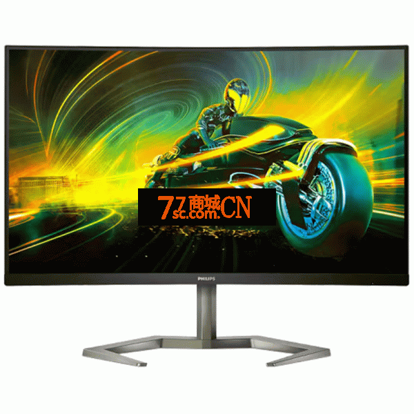 飞利浦32M1C5500V 31.5英寸 2K 165Hz HDR 曲面电竞显示器 显示屏