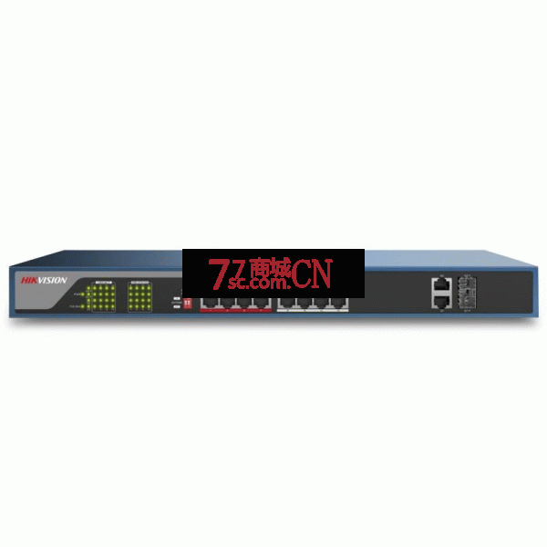 海康16口POE交换机DS-3E0318P-E/M监控监控网线供电 百兆