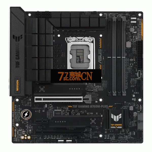 华硕TUF GAMING B760M-PLUS II D5重炮手电脑游戏主板 支持DDR5 CPU 13600KF/13400F（Intel B760/LGA 1700）