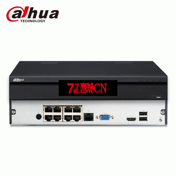 大华10路硬盘录像机网络监控主机DH-NVR2108HS-HD/H 不支持4K输出
