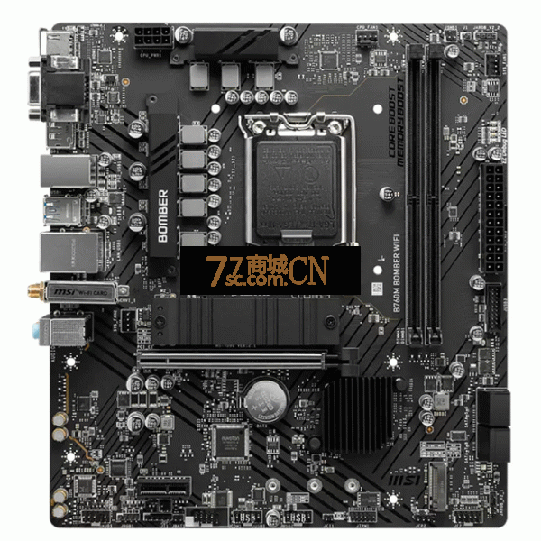 微星B760M BOMBER WIFI D5台式机电脑主板爆破弹支持12代13代CPU处理器