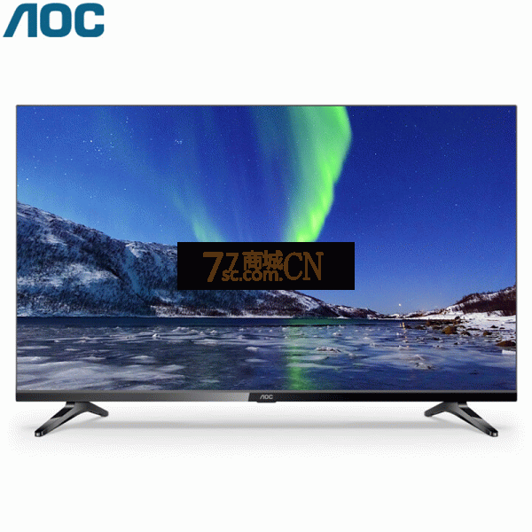 AOC 32M3 全面屏液晶电视机 智能全高清 内置音箱 开关机无广告