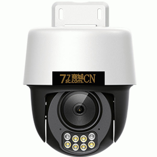 水星（MERCURY）MIPC4286W-4 400万全彩夜视室外防水监控摄像头家用WiFi热点远程可旋转无线云台 支持TF卡