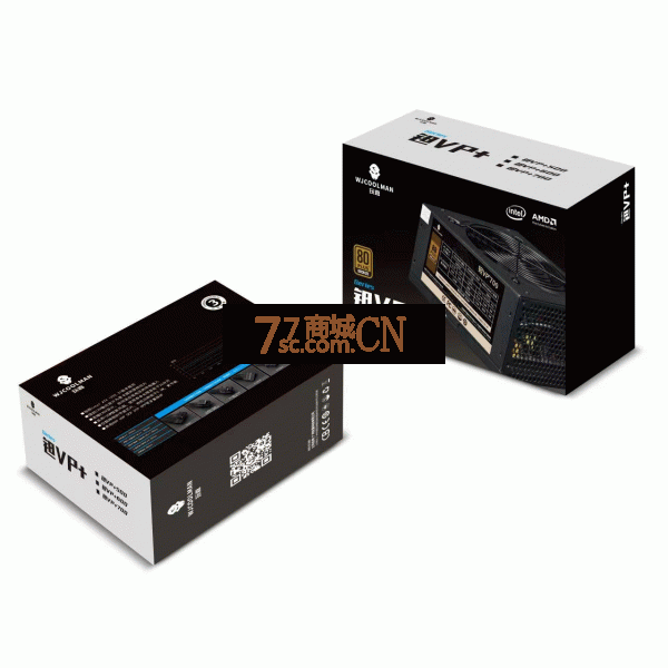 玩嘉钽系列钽VP600电源额定600w台式机宽幅背线静音非模组80PLUS铜牌认证