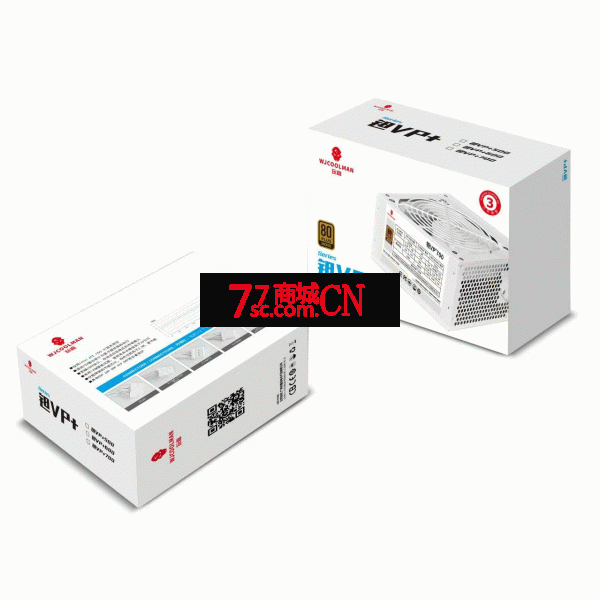 玩嘉钽系列钽VP700电源额定700w台式机宽幅背线静音非模组白色电源80PLUS铜牌认证