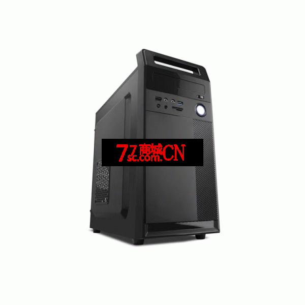 玩嘉 扬天 手提商务M-ATX中箱台式电脑机箱黑USB3.0便携家用