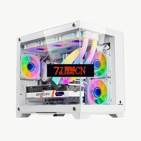 玩嘉孤勇者电脑机箱 无立柱海景房MATX全景240/360水冷台式机箱