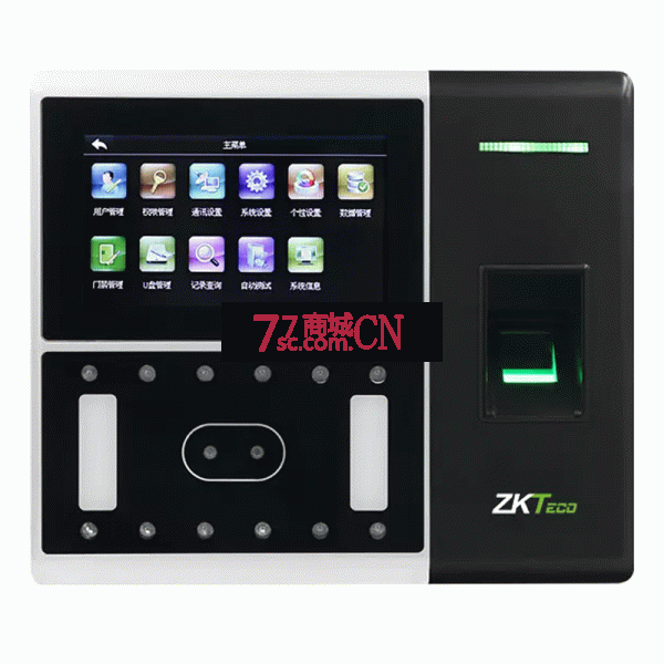ZKTeco/熵基科技AI302可见光人脸识别考动态指纹打卡机面部刷脸员工签到识别考勤门禁一体机
