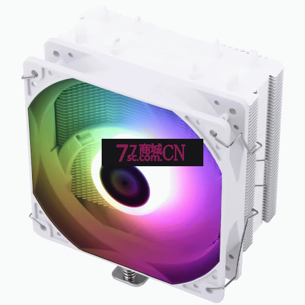 利民AX120r se ARGB白色ARGB台式机电脑CPU风冷散热器风扇