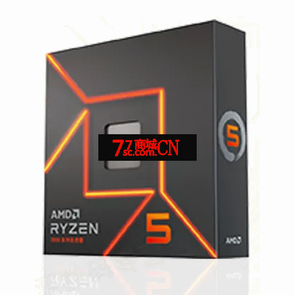 AMD 7000系列  锐龙R7 7600X原盒AM5 CPU 4.7GHZ 6核12线程支持B650/X670主板