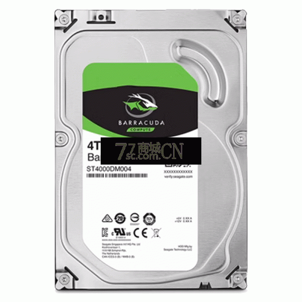 希捷（Seagate） ST4000DM004 4T  5400转256M SATA 6Gb/秒 台式机硬盘二年质保（全新行盘）